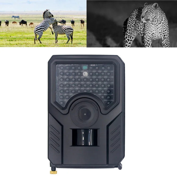 PR-200B Caméra de chasse infrarouge HD 12MP 1080P étanche IP56 avec objectif grand angle 120 degrés, support carte TF, distance PIR : 10-15m, PR200B
