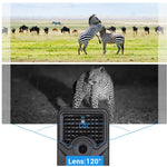 PR-200B 120 Degrees Wide Angle Lens IP56 Waterproof  12MP 1080P HD Infrared Hunting Trail Camera, Support TF Card, PIR Distance: 10-15m, PR200B