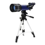 Télescope astronomique haute définition WR852 16x/66x70 avec trépied, 66x70 Bleu