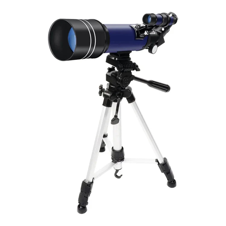 Télescope astronomique haute définition WR852 16x/66x70 avec trépied, 66x70 Bleu