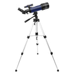 Télescope astronomique haute définition WR852 16x/66x70 avec trépied, 66x70 Bleu