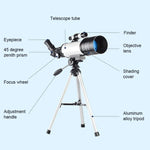 Télescope astronomique haute définition WR852 16x/66x70 avec trépied, 66x70 Bleu