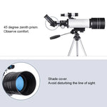 Télescope astronomique haute définition WR852 16x/66x70 avec trépied, 66x70 Bleu