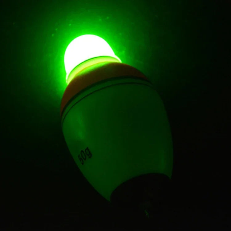 Flotteur lumineux de pêche électronique, 3.5cm/30g, 3.9cm/40g, 4.2cm/50g, 4.5cm/60g, 4.8cm/80g