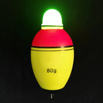 Flotteur lumineux de pêche électronique, 3.5cm/30g, 3.9cm/40g, 4.2cm/50g, 4.5cm/60g, 4.8cm/80g