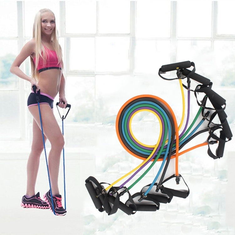 Bandes de résistance pour exercice fitness, corde élastique d'entraînement pour yoga et musculation, Taille : 5*9*1200 mm, Livraison couleur aléatoire, Taille : 5*9*1200 mm