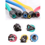 Bandes de résistance pour exercice fitness, corde élastique d'entraînement pour yoga et musculation, Taille : 5*9*1200 mm, Livraison couleur aléatoire, Taille : 5*9*1200 mm