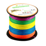 HENGJIA Coloré 2.0# 0.24mm 28LB 11.3kg Tension 300m Ligne de Pêche Tressée PE 4 Brins Extra Forte Ligne de Cerf-Volant, 2.0# 0.24mm 28LB