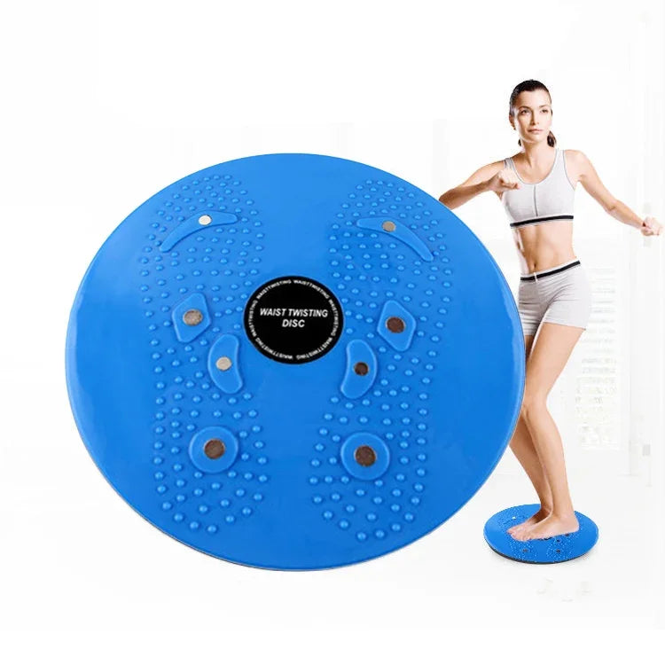 Disque magnétique d’exercice aérobique pour fitness, planche tournante pour taille, taille : 25*3 cm, zm-8016 (bleu), zm-8016 (violet)