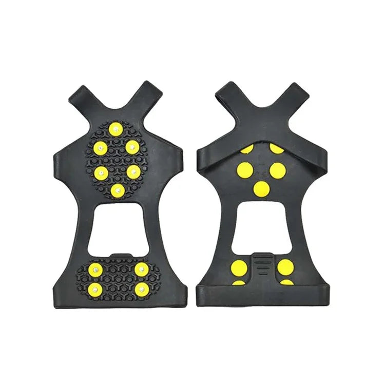 10 Teeth Ice Claw Outdoor Non-slip Shoes Covers for Ice Snow Ground, Size : L, Size : L