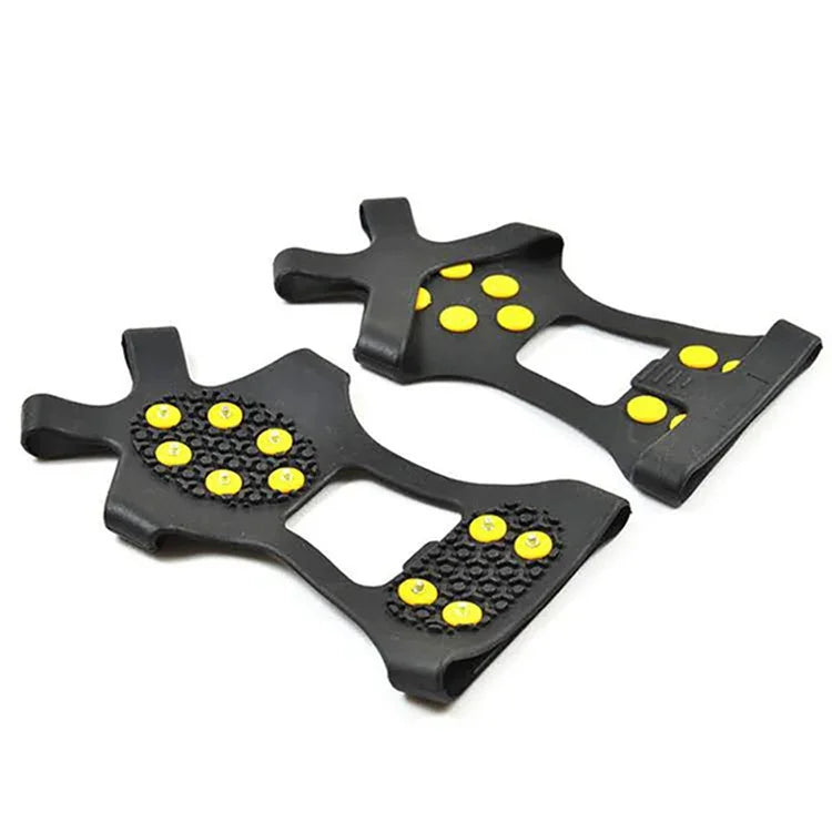 10 Teeth Ice Claw Outdoor Non-slip Shoes Covers for Ice Snow Ground, Size : L, Size : L