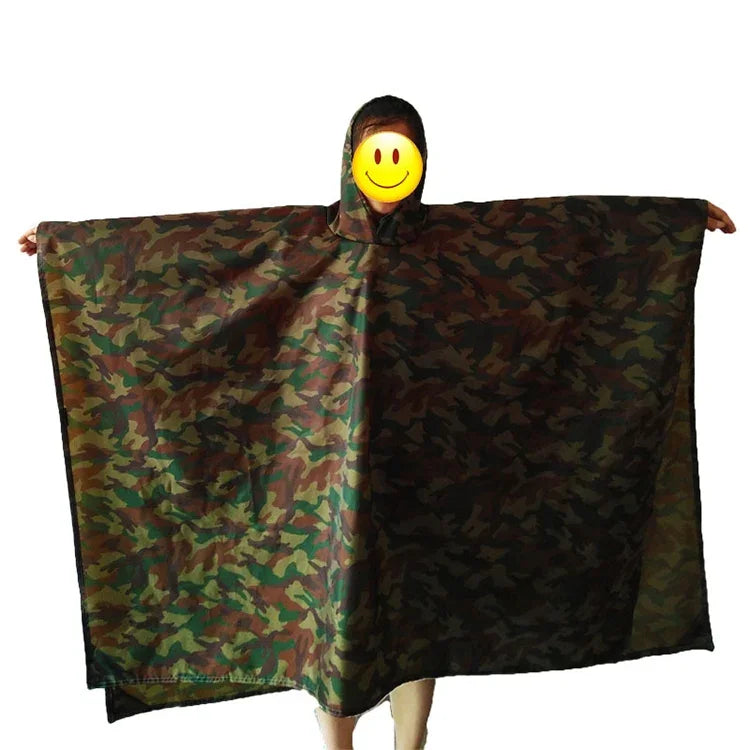 Imperméable multifonctionnel portable 3 en 1 camouflage pour extérieur Sac à dos, OG2458A, OG2458B