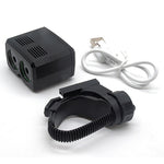 Phare avant de vélo Y15 avec 2 x LED CREE XPG2 500LM rechargeable USB avec 5 modes, Y15