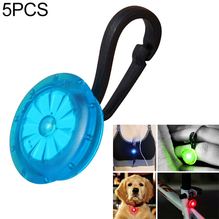 5 PCS Camping Night Running Arm Luminous Hanging Buckle Safety Light, 5 PCS afety Light, 5 PCS Safety Light
