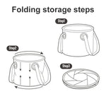 Seau pliable Naturehike NH20SJ040 20L en PVC pour stockage d'eau en camping extérieur, 20L
