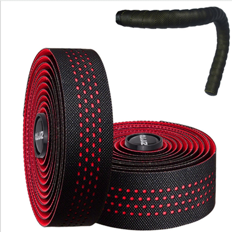 Ruban de guidon pour vélo de route ZTTO en cuir PU antidérapant, anti-vibration, respirant et résistant à l'usure
