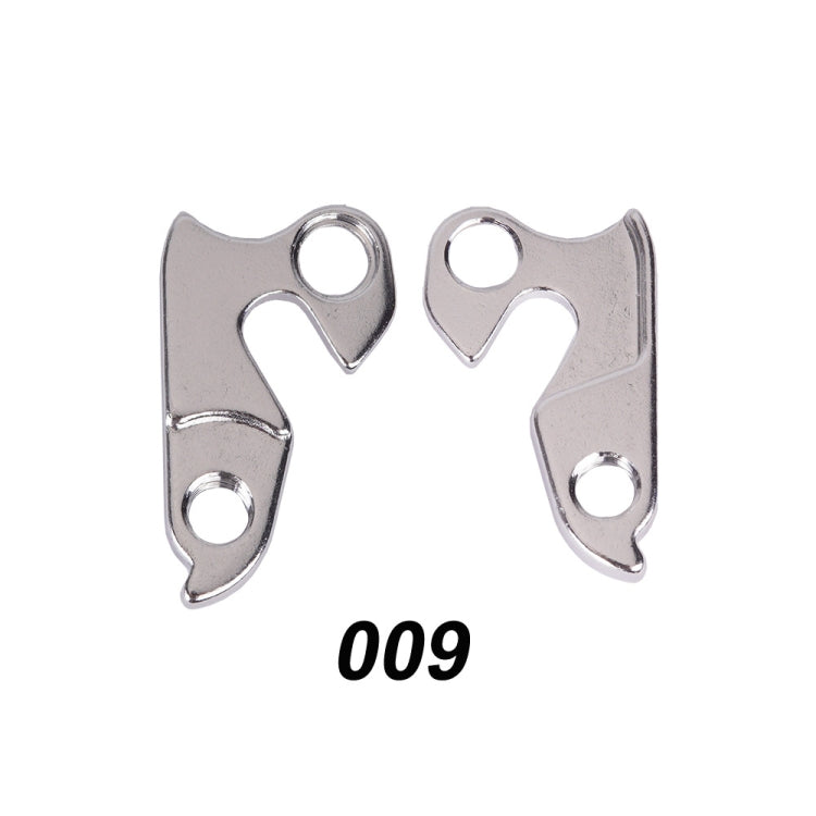 2 pièces ZTTO 009 crochet de dérailleur arrière en alliage pour vélo VTT route, 009