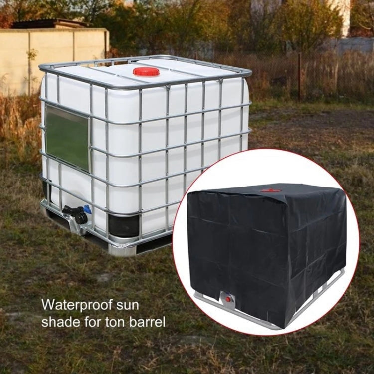 Housse anti-poussière pare-soleil pour réservoir d'eau IBC 1000L en tissu Oxford 210D