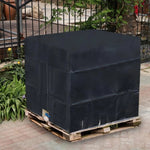 Housse anti-poussière pare-soleil pour réservoir d'eau IBC 1000L en tissu Oxford 210D