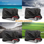 Housse de protection anti-poussière et anti-UV pour trottinette électrique, Dimensions : 140x66x91cm, 140x66x91cm