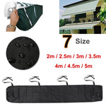 Housse de protection imperméable et anti-poussière pour store enrouleur rétractable, Longueur : 5 m, 5 m