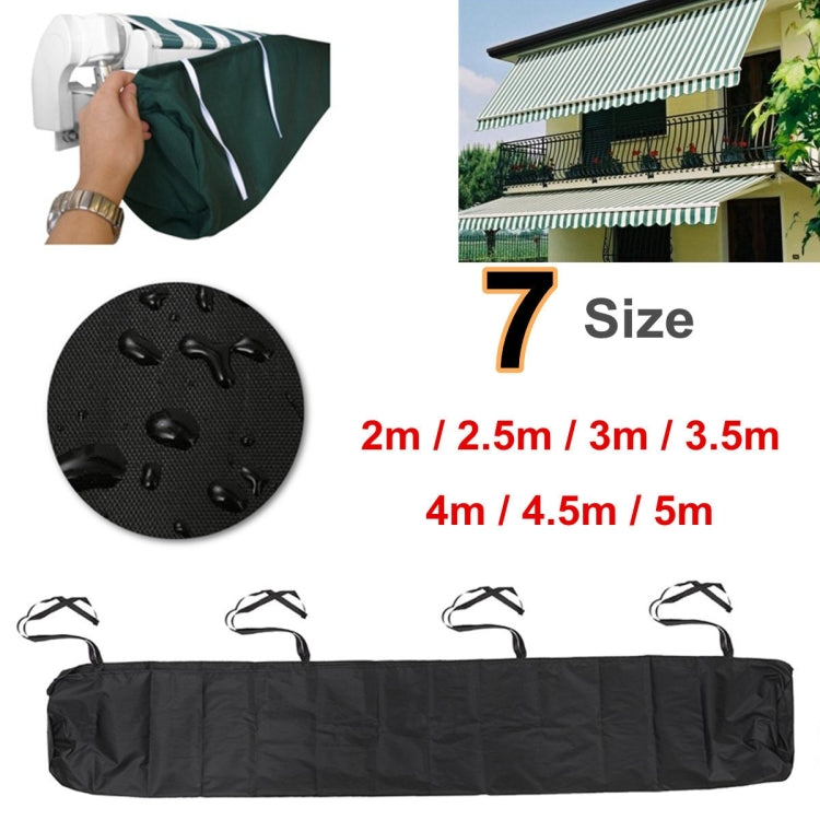 Housse de protection imperméable et anti-poussière pour store enrouleur rétractable, Longueur : 5 m, 5 m
