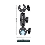 Support de guidon à pince double tête pour moto, fixation fixe, Dualheads Crab