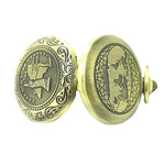 Boussole de poche vintage en métal Nisa J35A à clapet, J35A