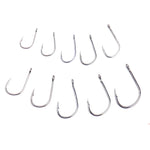 500 hameçons barbelés de pêche tailles mixtes avec œillet, 3-12# avec œillet