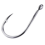 500 hameçons barbelés de pêche tailles mixtes avec œillet, 3-12# avec œillet