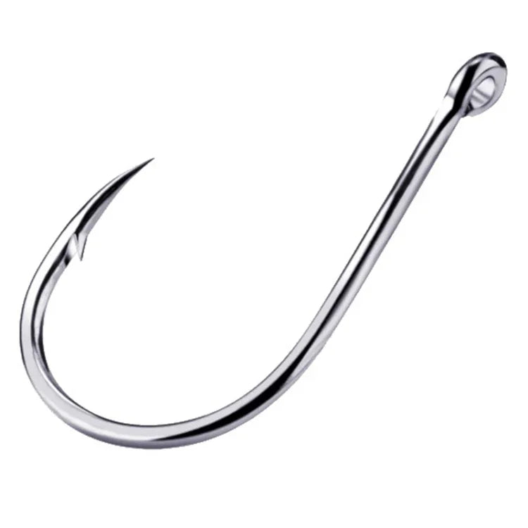500 hameçons barbelés de pêche tailles mixtes avec œillet, 3-12# avec œillet