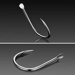 ISE 500 PCS Mixed Size Fish Barbed Hook Fishing Hooks, 3-12#