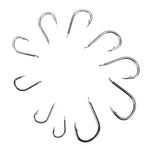 ISE 500 hameçons barbelés de pêche de tailles mixtes, 6-15 #