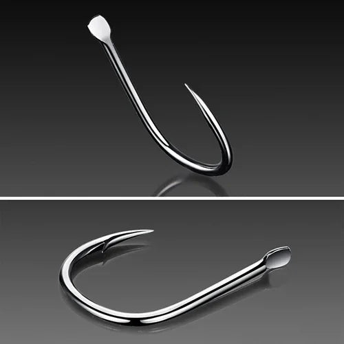 ISE 500 hameçons barbelés de pêche de tailles mixtes, 6-15 #
