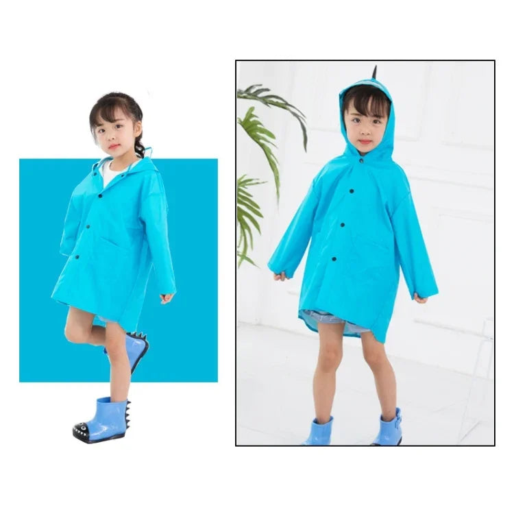 Imperméable mode enfant dessin animé dinosaure Taille : M, Taille : M