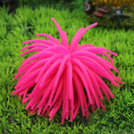 Articles de décoration pour aquarium, boule oursin de mer en TPR simulé, corail, taille : L, diamètre : 13cm, taille : L