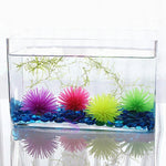 Articles de décoration pour aquarium, boule oursin de mer en TPR simulé, corail, taille : L, diamètre : 13cm, taille : L