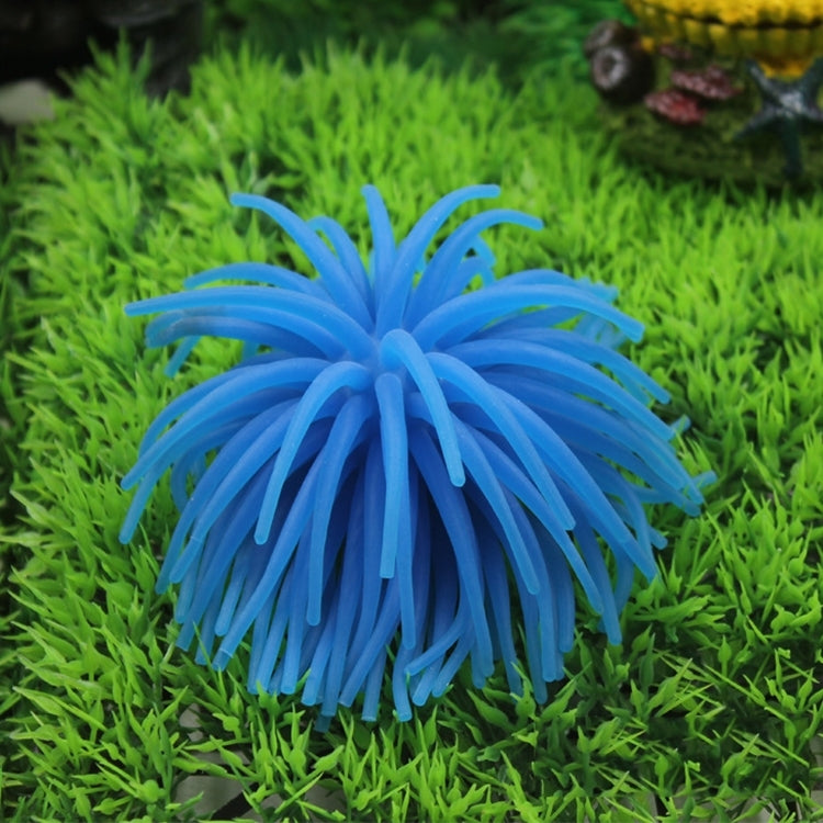 Articles pour aquarium Décoration TPR Simulation Boule d'oursin Corail, Taille : M, Diamètre : 10cm, Taille : M