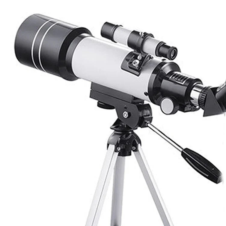 WR852 Télescope astronomique haute définition High Times 16x/66x70 avec trépied, 66x70 Blanc