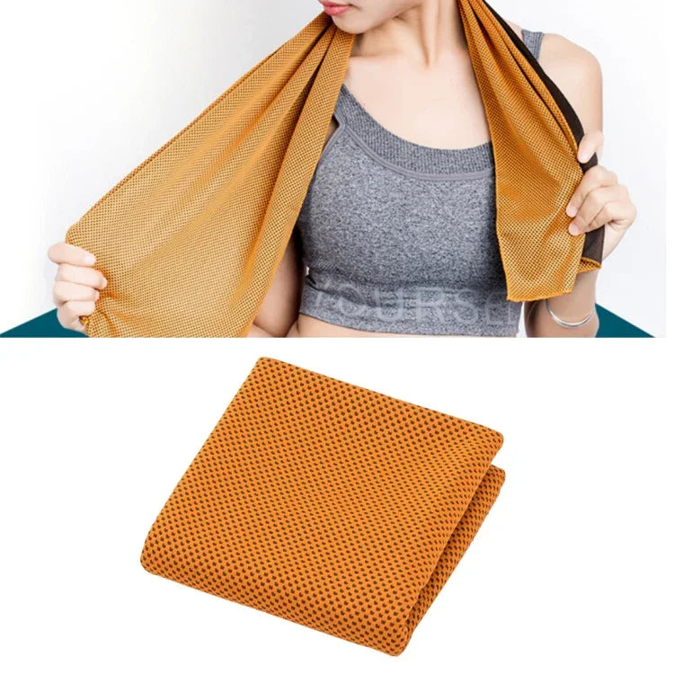 2 PCS Microfiber Fabric Gym Sports Towel Enduring Ice Towel, Size: 30*100cm, Ice Towel, Size: 30*100cm(Orange), Ice Towel, Size: 30*100cm(Green), Ice Towel, Size: 30*100cm(Grey), Ice Towel, Size: 30*100cm(Blue), Ice Towel, Size: 30*100cm(Magenta)