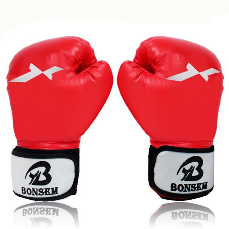 Gants d’Entraînement de Boxe BONSEM pour Adultes, C1 Noir, C1 Rouge