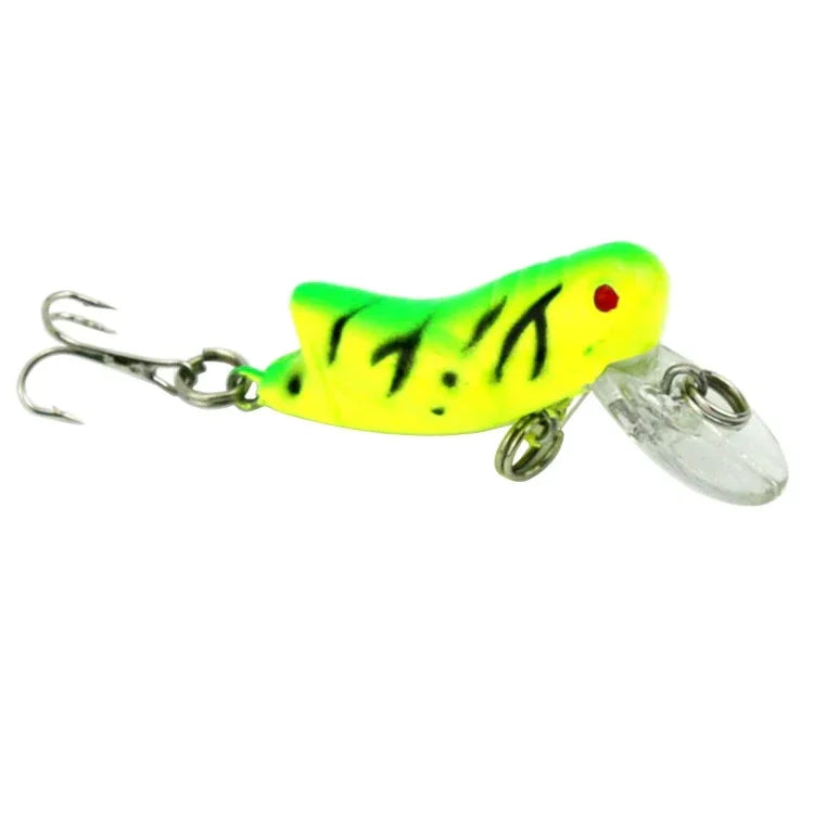 HENGJIA Appâts de pêche biomimétiques sauterelles volantes 4,5 cm, livraison couleur aléatoire, sauterelle