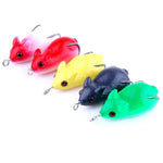 HENGJIA 5cm Leurre de Pêche Souris Bionique, Livraison Couleur Aléatoire, Souris