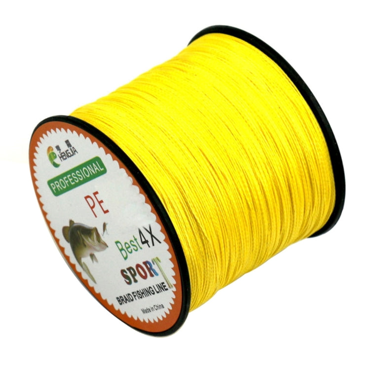 HENGJIA 4.0# 0.34mm 45LB 18.1kg Tension 500m Ligne de pêche tressée PE 4 brins extra forte Ligne de cerf-volant, 4.0# 0.34mm 45LB