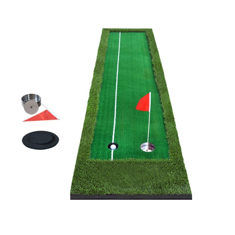 Tapis de putting double couleur PGM Golf, entraîneur de putter, taille : 75x300cm, taille : 75x300cm