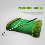 Tapis de putting double couleur PGM Golf, entraîneur de putter, taille : 75x300cm, taille : 75x300cm