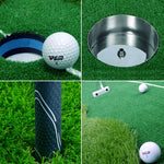 Tapis de putting double couleur PGM Golf, entraîneur de putter, taille : 75x300cm, taille : 75x300cm