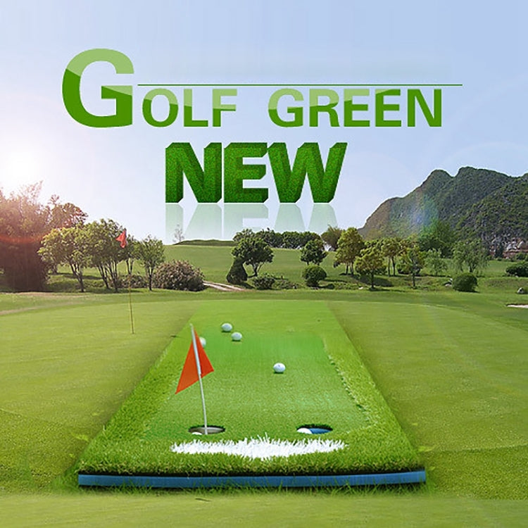 Tapis de putting double couleur PGM Golf, entraîneur de putter, taille : 75x300cm, taille : 75x300cm
