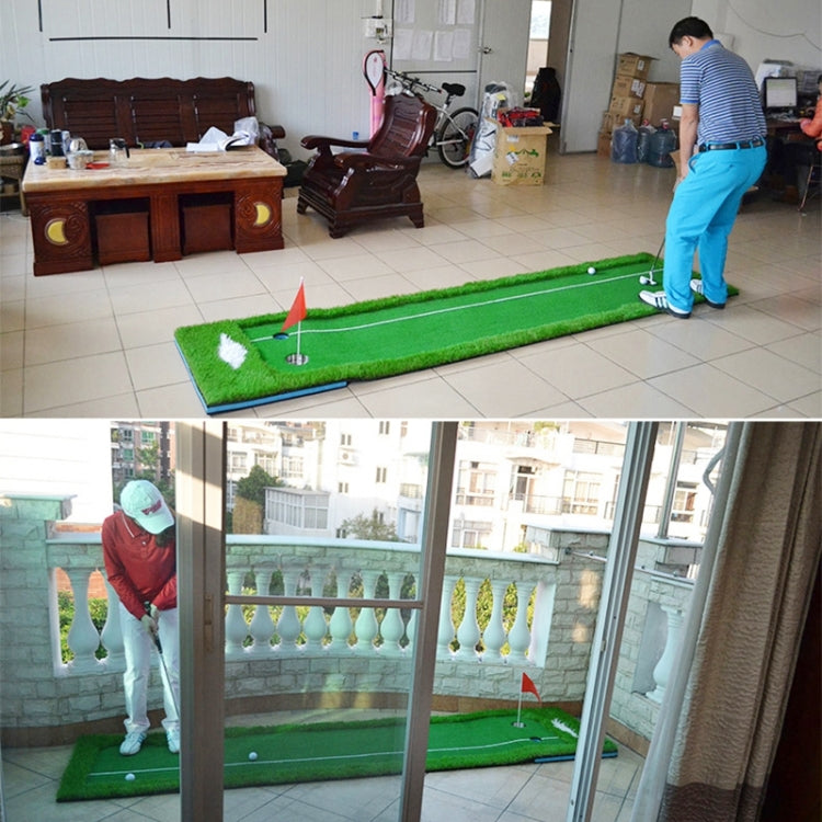 Tapis de putting double couleur PGM Golf, entraîneur de putter, taille : 75x300cm, taille : 75x300cm
