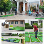Tapis de putting double couleur PGM Golf, entraîneur de putter, taille : 75x300cm, taille : 75x300cm